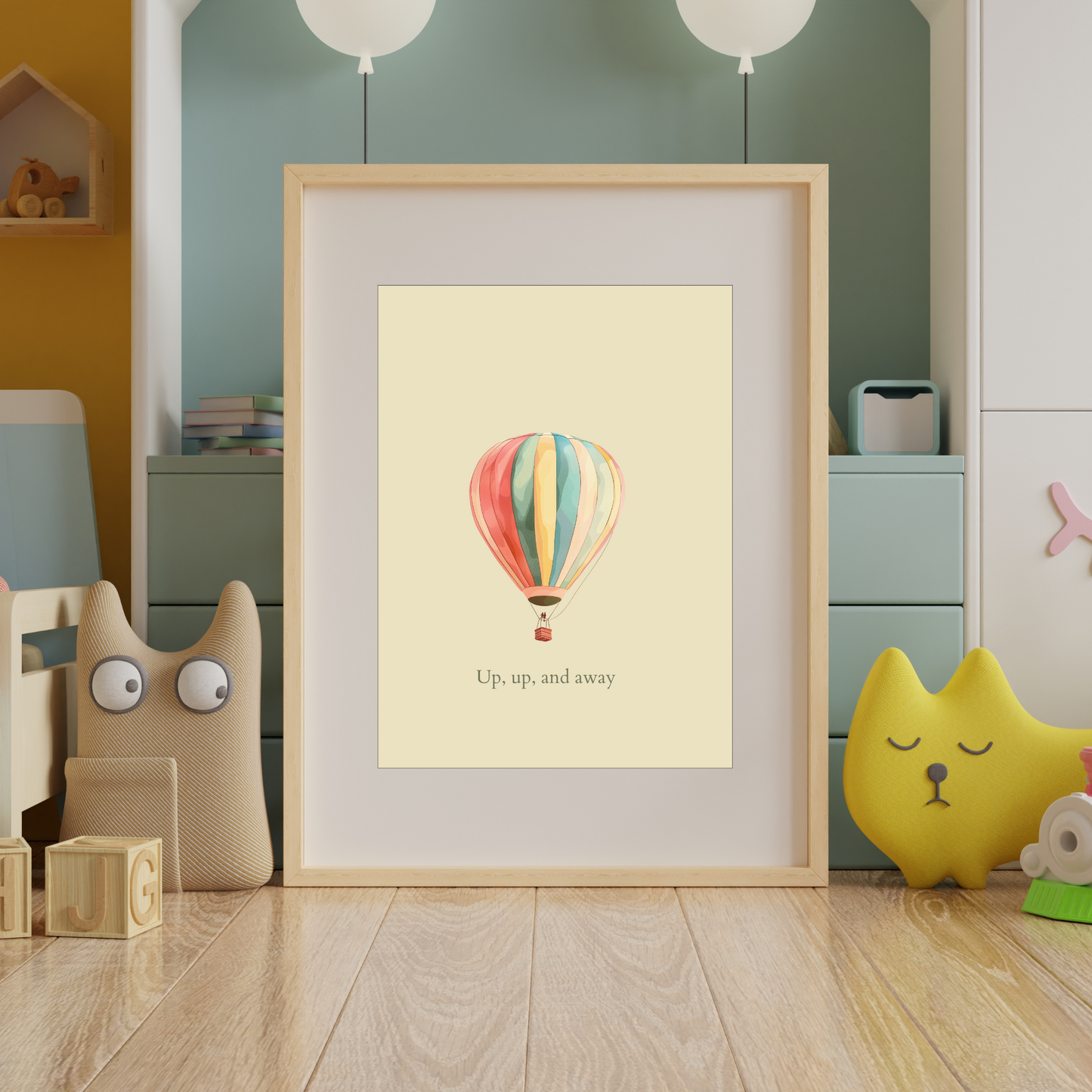 Up, up, and away - Hot Air Balloon Poster
