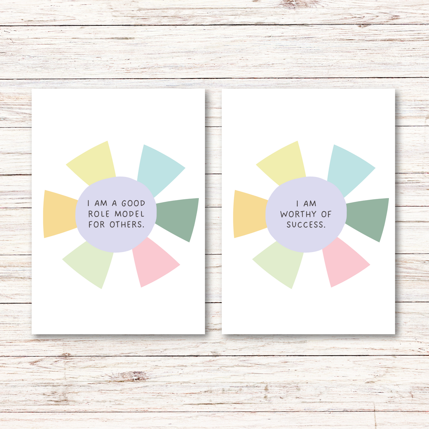 50 Affirmation Cards For Big Kids & Teenagers