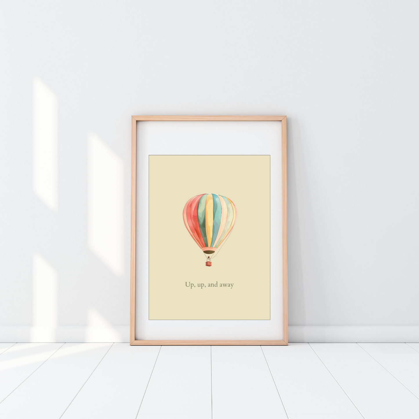 Up, up, and away - Hot Air Balloon Poster