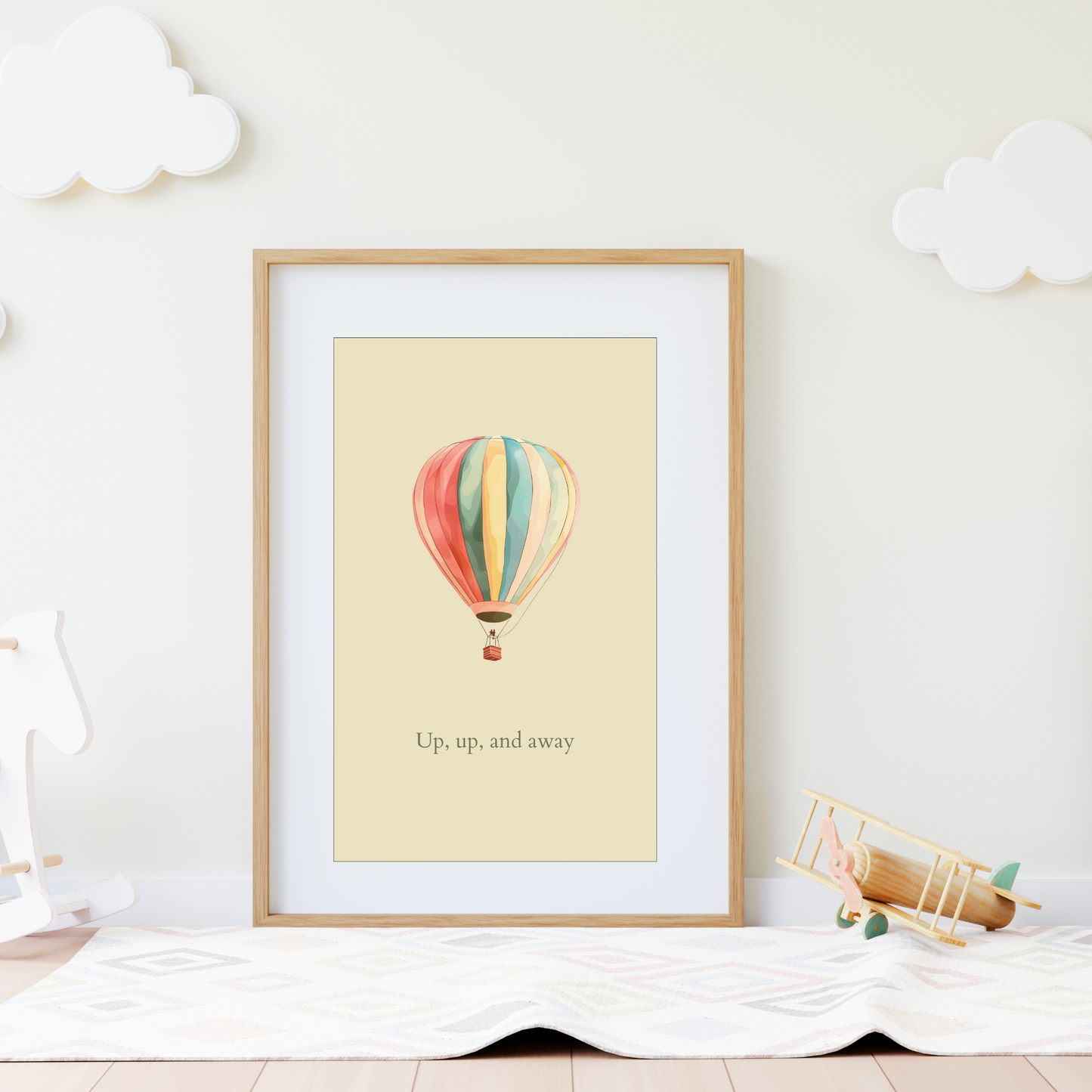 Up, up, and away - Hot Air Balloon Poster