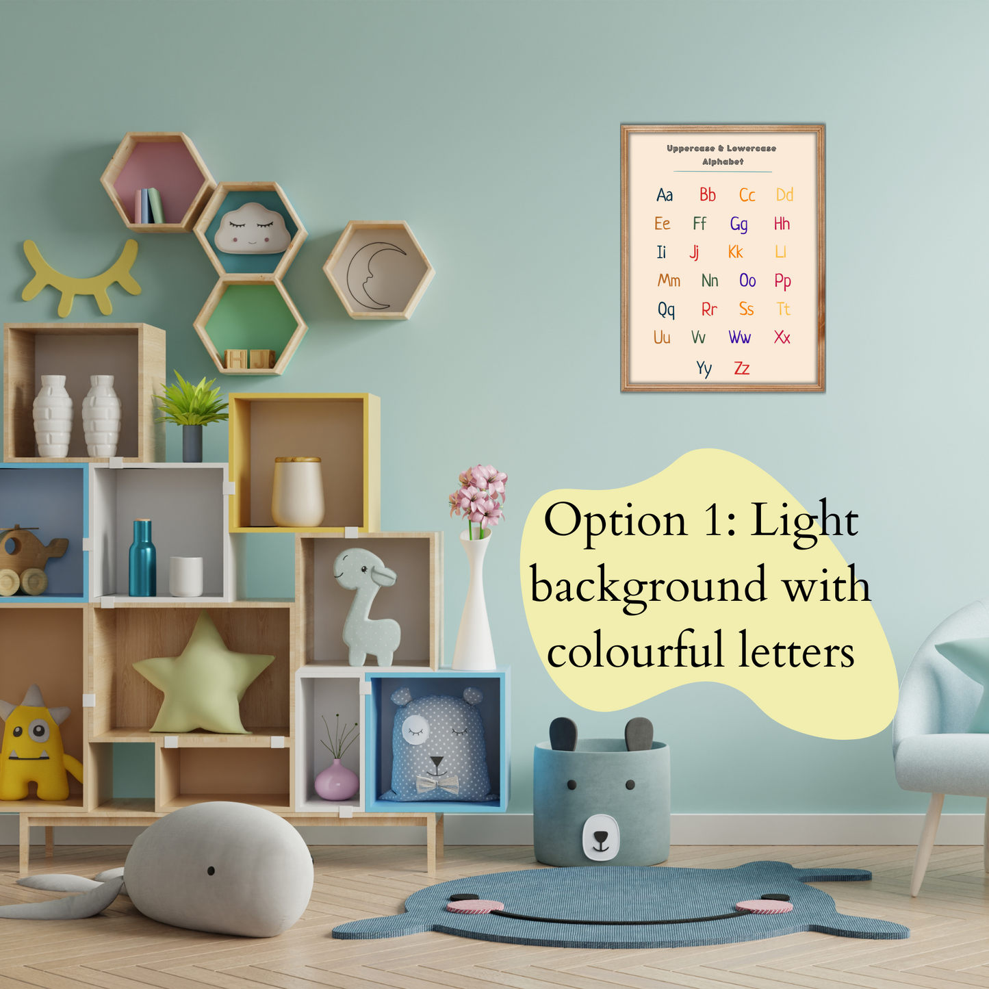 Uppercase and Lowercase Poster Set of 2
