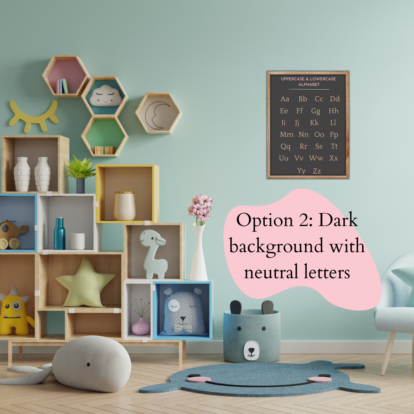Uppercase and Lowercase Poster Set of 2