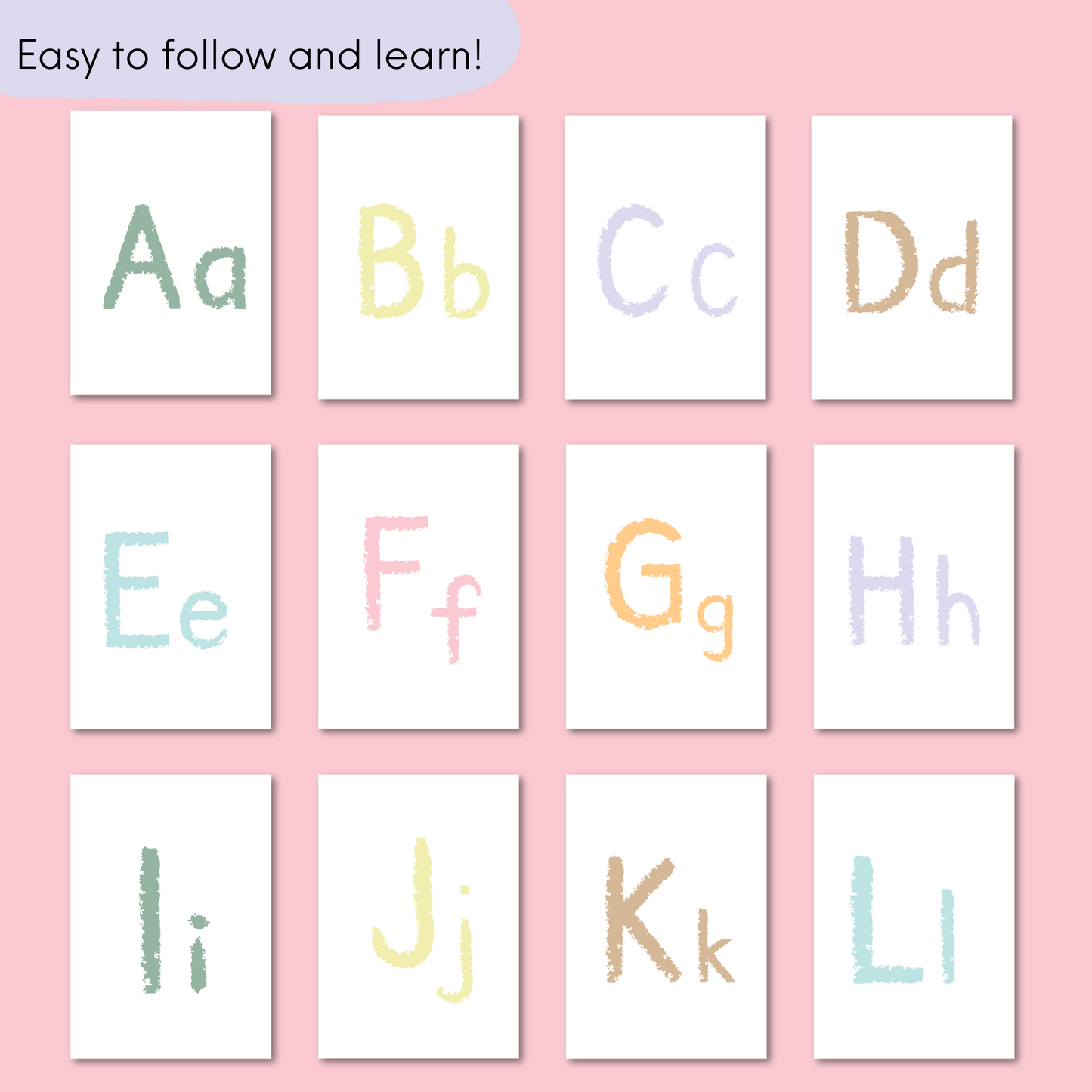 Alphabet Letter Flashcards