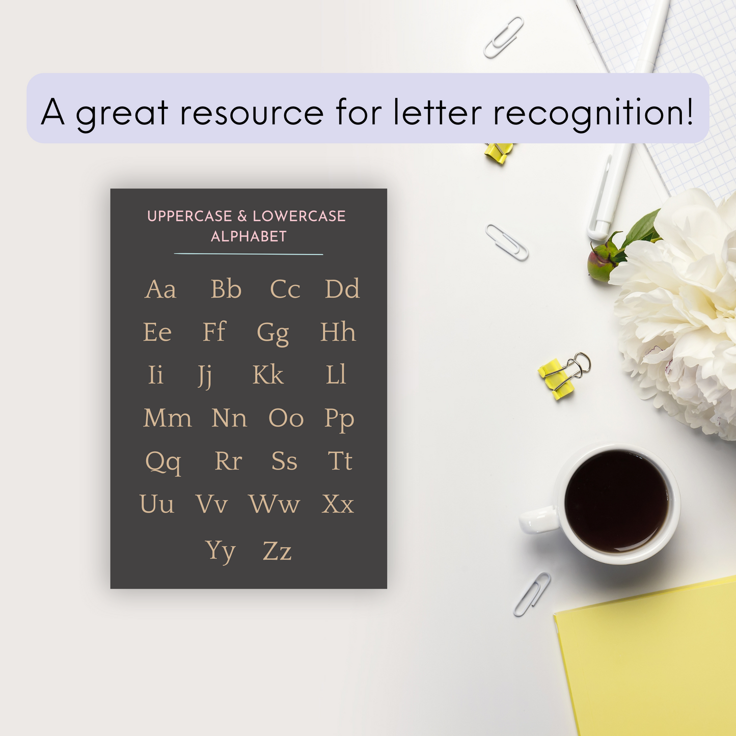 Uppercase and Lowercase Poster Set of 2