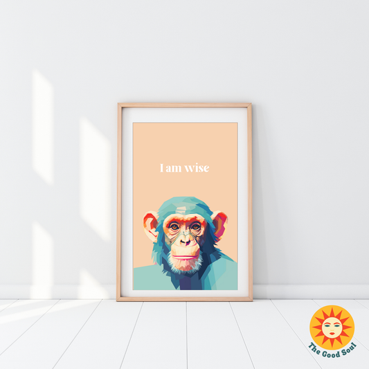 I Am Wise Affirmation Poster