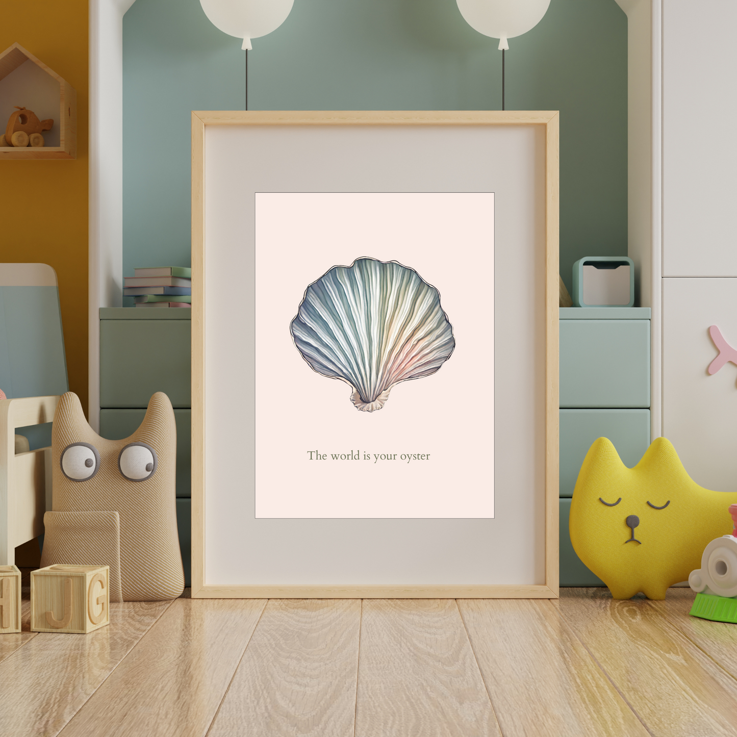 The World Is Your Oyster Poster