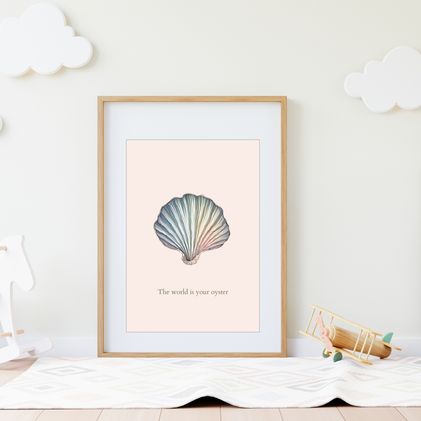 The World Is Your Oyster Poster