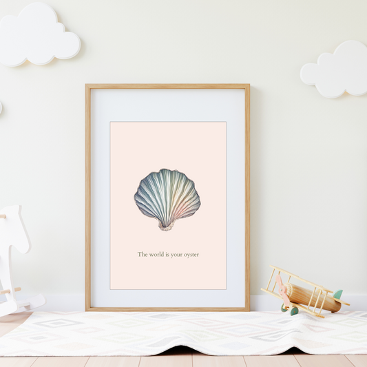 The World Is Your Oyster Poster