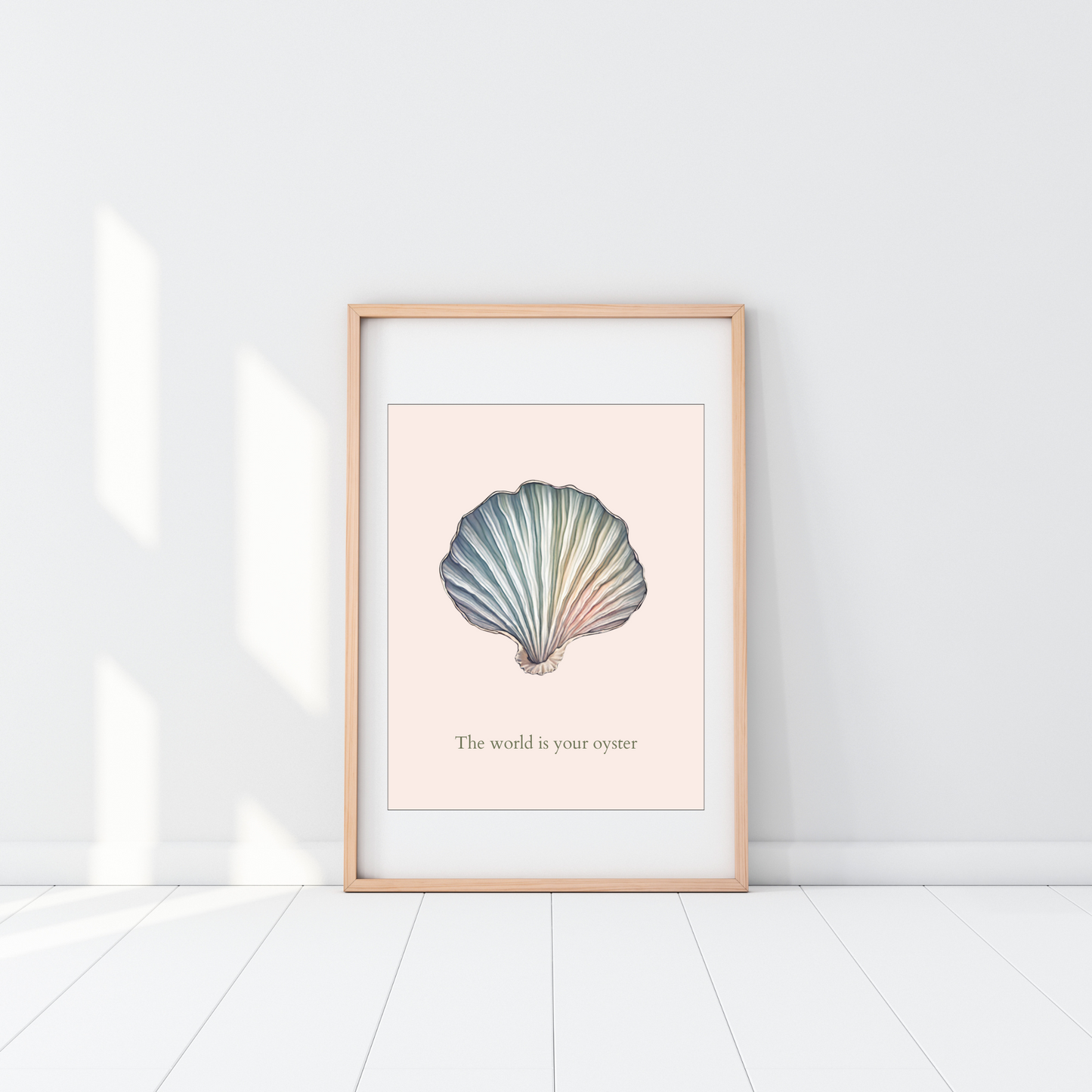 The World Is Your Oyster Poster