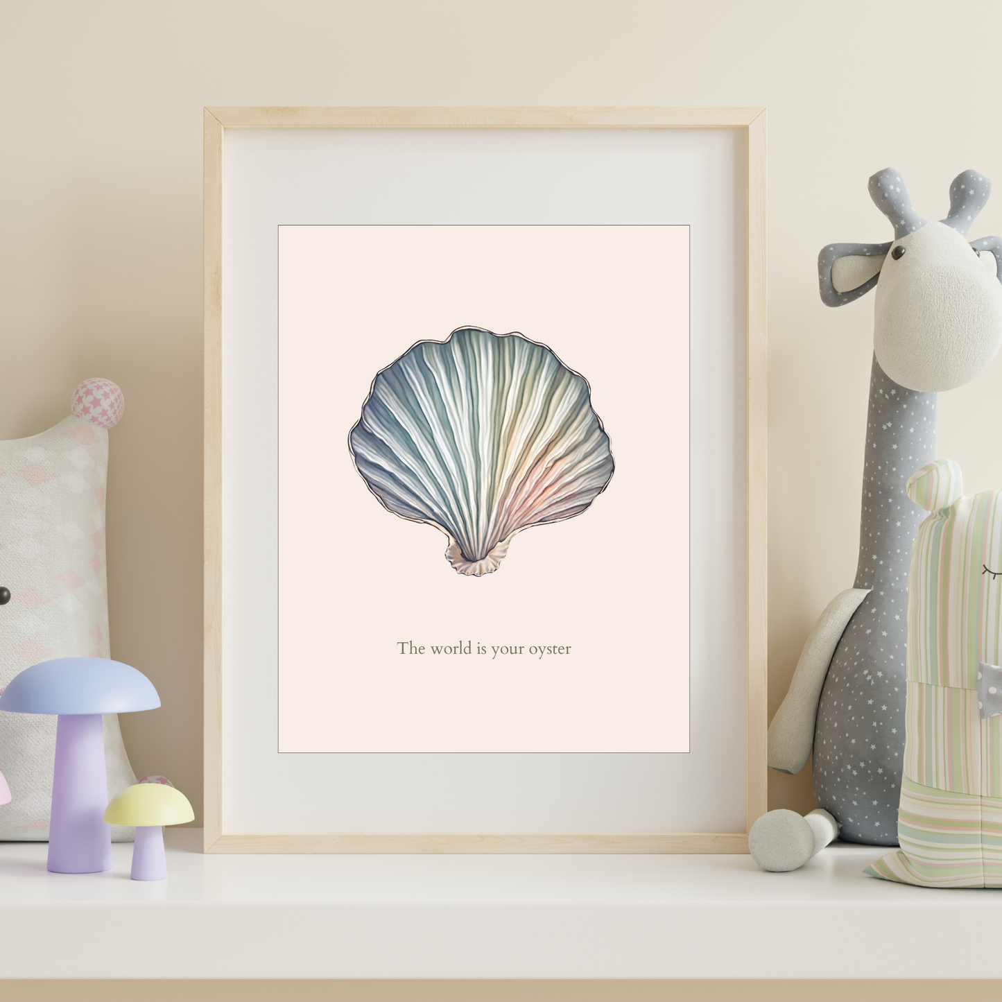 The World Is Your Oyster Poster