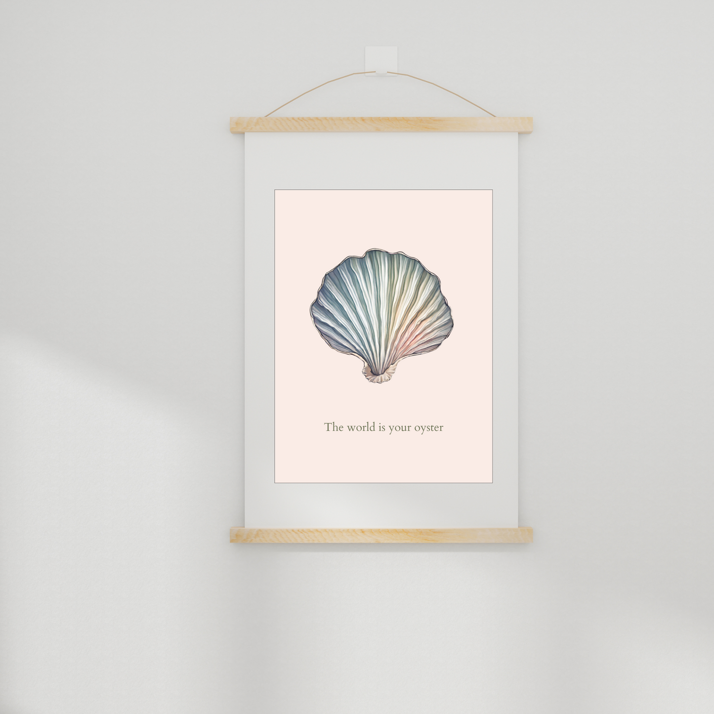 The World Is Your Oyster Poster