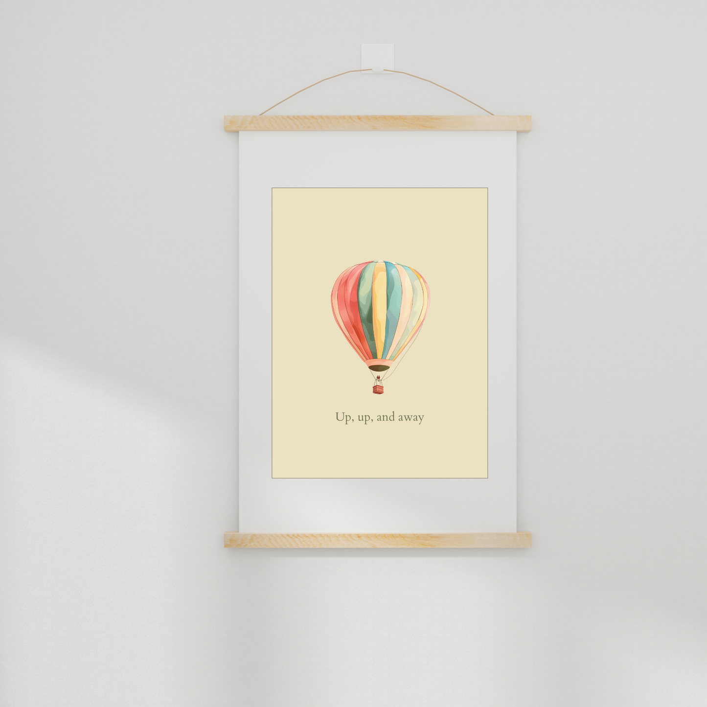 Up, up, and away - Hot Air Balloon Poster