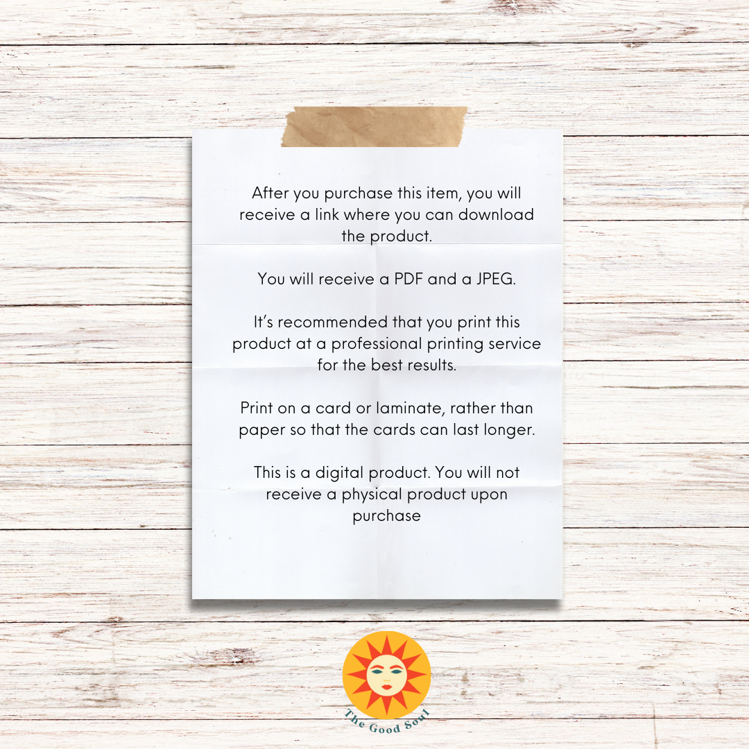 Emotion Check-In Cards (Digital Download) – 20 Printable Cards for Children